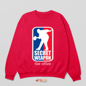 Dunder Mifflin Dunker Stanley NBA Red Sweatshirt