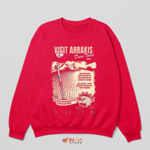 Dune Planet Expedition Arrakis Red Sweatshirt