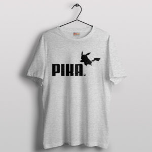 Electrifying Pikachu Pika Puma Sport Grey T-Shirt