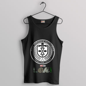 Emblem of Time Marvel Loki TVA Black Tank Top