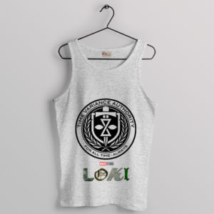 Emblem of Time Marvel Loki TVA Sport Grey Tank Top