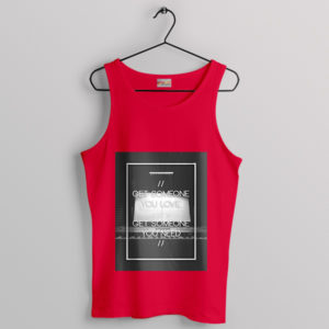 Emotions The 1975 Somebody Else Red Tank Top