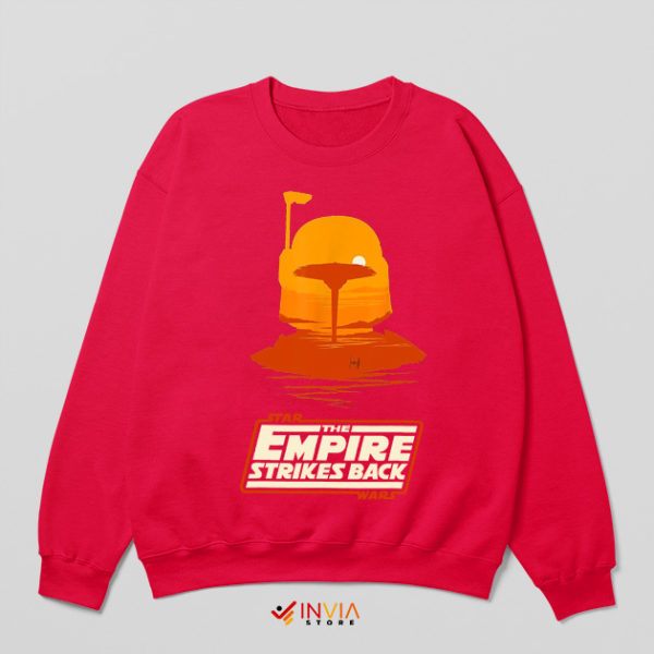 Empire Strikes Back Boba Fett Red Sweatshirt