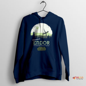 Endor Adventure Begins Star Wars Navy Hoodie