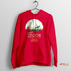 Endor Adventure Begins Star Wars Red Hoodie