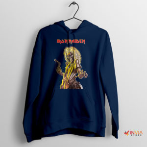 Epic Album Art Revived Maiden Killers Navy Hoodie