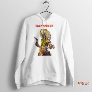 Epic Album Art Revived Maiden Killers White Hoodie