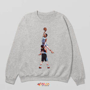 Epic Dunk Ja Morant Jump Over Sport Grey Sweatshirt