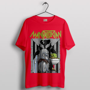 Epic Star Wars Boba Fett with Grogu Red T-Shirt