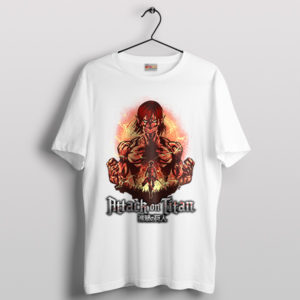 Eren Yeager Strength Founding Titan White T-Shirt