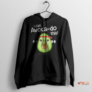 Exercise Motivation Protein in Avocado Black Hoodie