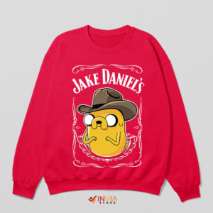 Exploring with Jack The Dog Whiskey Red Sweatshirt