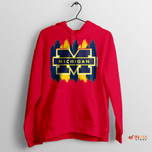 Fan Art Michigan Wolverines College Red Hoodie