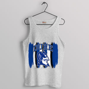 Fan Art NCAA Duke Blue Devils Sport Grey Tank Top