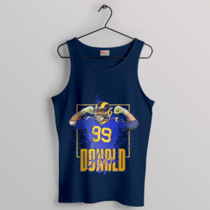 Fan Gear Gladiator Aaron Donald Rams Navy Tank Top