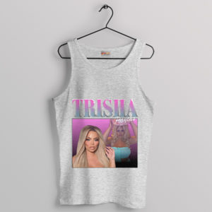 Fashion Flair Sexy Trisha Paytas Sport Grey Tank Top