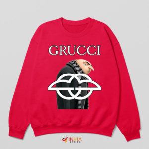 Fashion Grucci Felonious Gru Red Sweatshirt