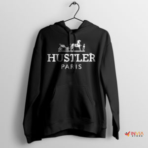 Fashion Hustler Coach Paris Logo Black Hoodie