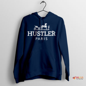 Fashion Hustler Coach Paris Logo Navy Hoodie