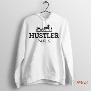 Fashion Hustler Coach Paris Logo White Hoodie