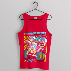 Fastest Mario Kart Game Merch Red Tank Top