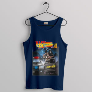 Fear Ghostface Back to the Murder Navy Tank Top