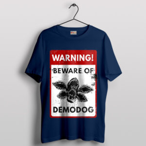 Fear the Upside Down Demodog Navy T-Shirt