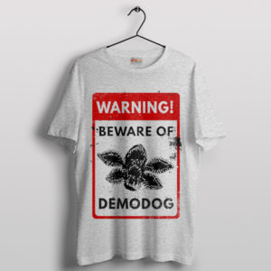 Fear the Upside Down Demodog Sport Grey T-Shirt