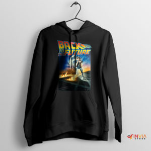 Film Inspiration Back to the Future Black Hoodie