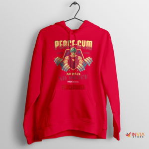 Fitness with Peacemaker Peace Gym Red Hoodie