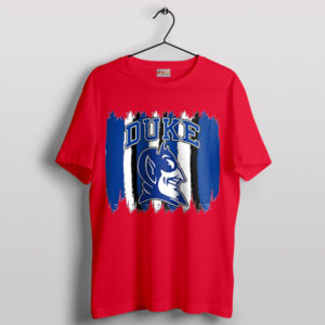 Football Duke Blue Devils Flag Red T-Shirt