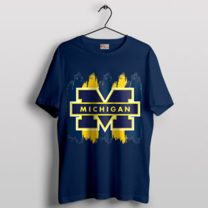 Football Live Michigan Wolverines Navy T-Shirt