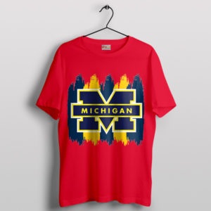 Football Live Michigan Wolverines Red T-Shirt