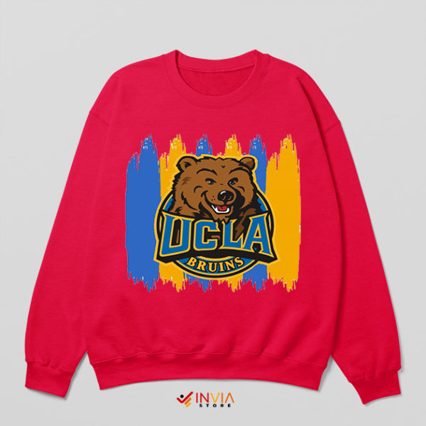 Football UCLA Bruins Merch Art Red Sweatshirt