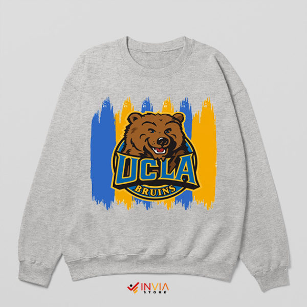 Football UCLA Bruins Merch Art Sport Grey Sweatshirt