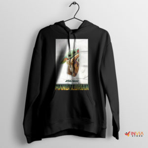 For the Love of Grogu Mandalorian Black Hoodie