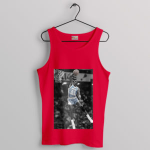 From Tar Heel to Legend MJ Goat Red Tank Top