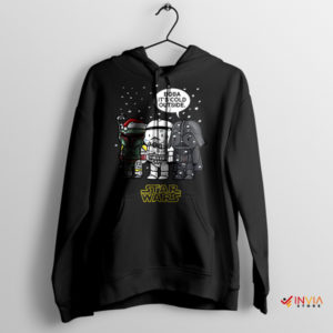 Frozen in the Force Boba, Trooper, Vader Black Hoodie