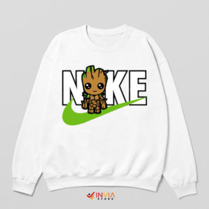 Funny Groot Disney Nike Symbol Sweatshirt