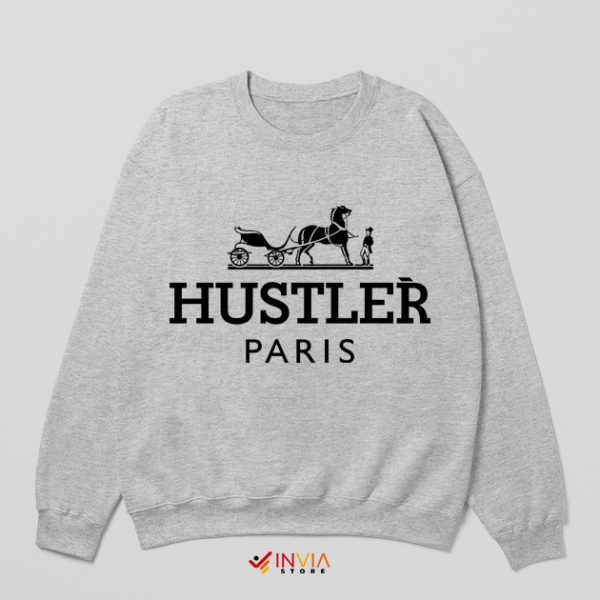 Funny Hustler Coach Paris Logo Sweatshirt