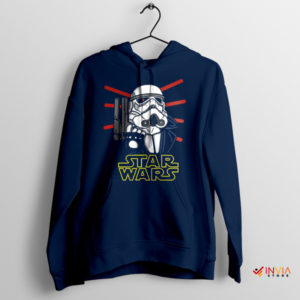 Funny Stormtrooper The Terminator Navy Hoodie