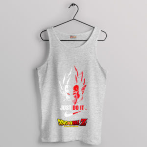 Fusion Goku Vegeta Just Do It Nike Sport Grey Tank Top