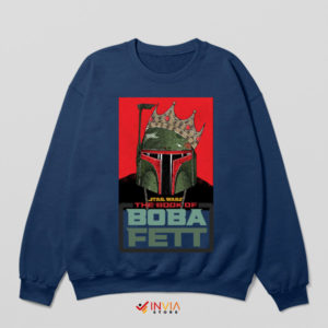 Galactic Rap Boba Fett Notorious Navy Sweatshirt