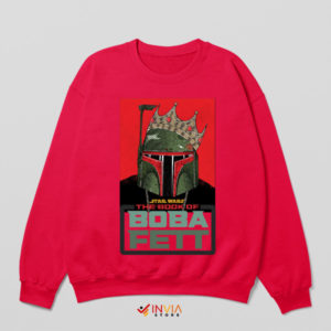 Galactic Rap Boba Fett Notorious Red Sweatshirt