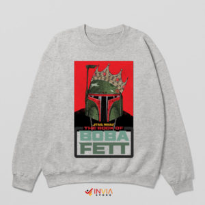 Galactic Rap Boba Fett Notorious Spoprt Grey Sweatshirt