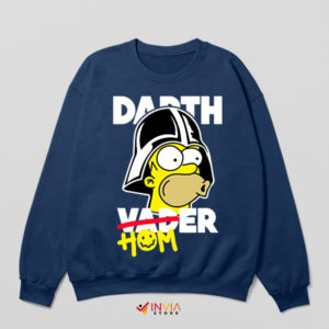 Galactic Springfield Lord Darth Homer Navy Sweatshirt