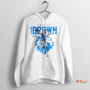 Game Day Glory St Brown Detroit Lions White Hoodie