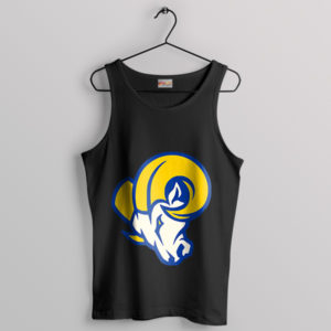 Game Day Rams Neo-Styled Apparel Black Tank Top