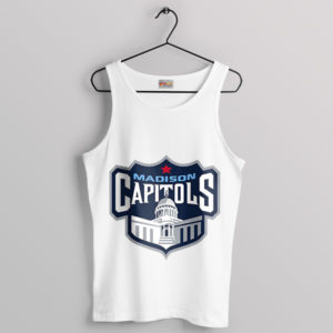 Game Day Ready Madison Capitols White Tank Top