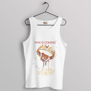 Game of Thrones Majesty Crown Fist White Tank Top